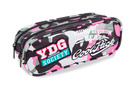 Set Coolpack Camo Pink Badges - Dart backpack and a Clever pencil case