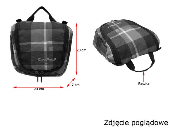 Kosmetyczka Coolpack Camp Vanity Topography red 71307CP nr 982