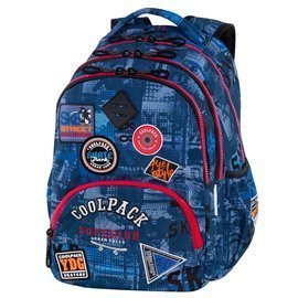 Plecak młodzieżowy Coolpack Bentley Badges Boys Blue 49506CP nr B24054