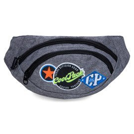 Waist bag Coolpack Albany Badges Grey Snow 30030CP No. B75055
