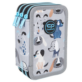 Piórnik szkolny potrójny z wyposażeniem CoolPack Jumper 3 Doggy F067694