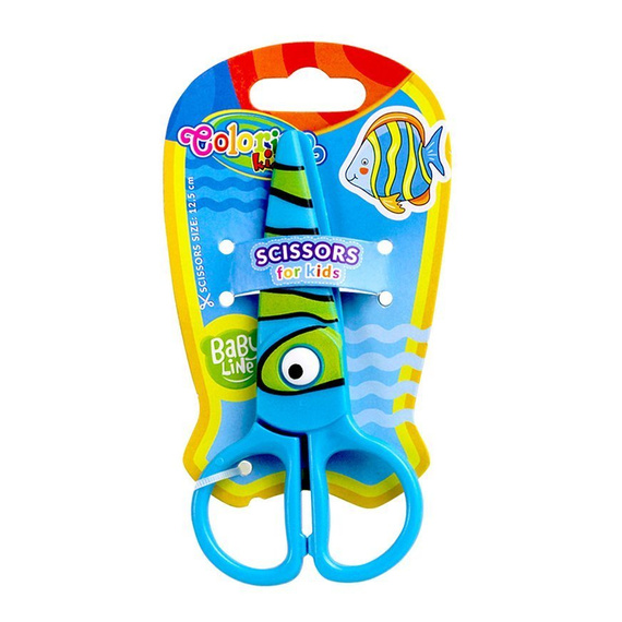 Plastic scissors Fish Colorino Kids 37275PTR