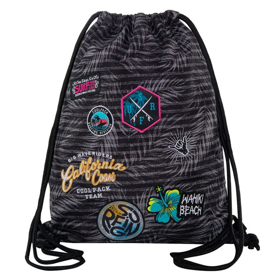 Worek sportowy CoolPack Sprint Badges Girls Grey 49827CP nr B73155