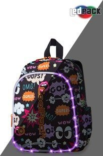 Plecak szkolny Coolpack Bobby LED Comics 22615CP A23202
