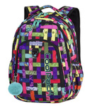 Zestaw szkolny Coolpack  Ribbon Grid - plecak Strike i piórnik Primus