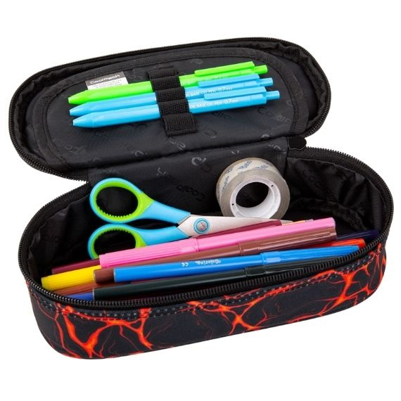 Pencil case CoolPack Campus Camo Mesh Yellow 98410CP No. B62068