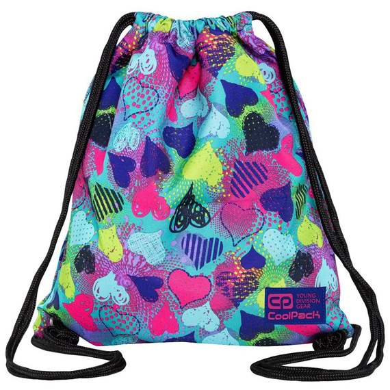 Worek sportowy CoolPack Solo Hearts Graffiti 53381CP nr C72145