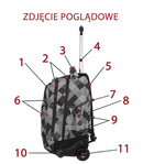 Plecak młodzieżowy na kółkach Coolpack Rapid Sporty 59046CP nr 450