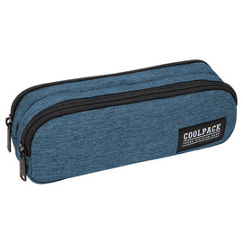 Piórnik szkolny dwukomorowy CoolPack Clio Snow Blue 51226CP C69163