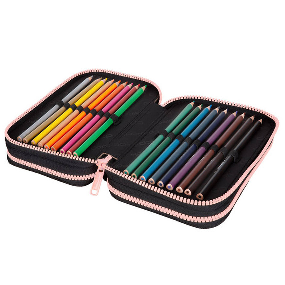 Piórnik szkolny potrójny z wyposażeniem CoolPack Jumper 3 Rabbitland E67529