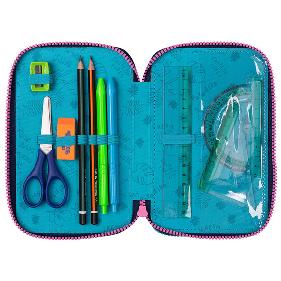Piórnik potrójny z wyposażeniem Coolpack Jumper 3 Disney Core Stitch F067780