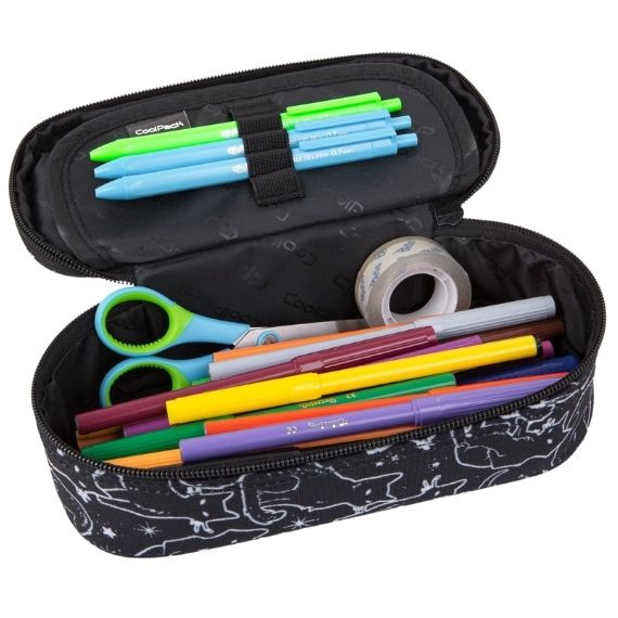 Pencil case CoolPack Campus Camo Mesh Yellow 98410CP No. B62068