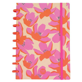 Kołozeszyt B5 z gumką Coolpack Flores Rosa 97608PTR