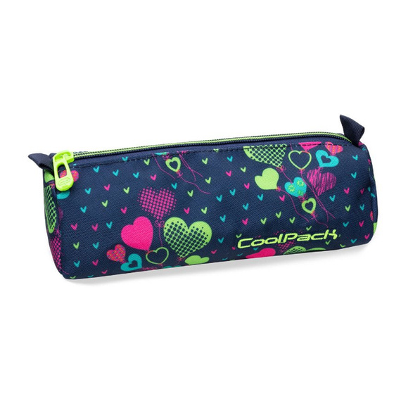 Piórnik szkolny CoolPack Tube Lime Hearts 33208CP nr B61010