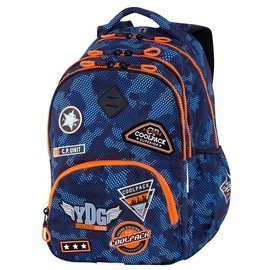 Plecak młodzieżowy Coolpack Bentley Badges Boys Navy 49285CP nr B16153