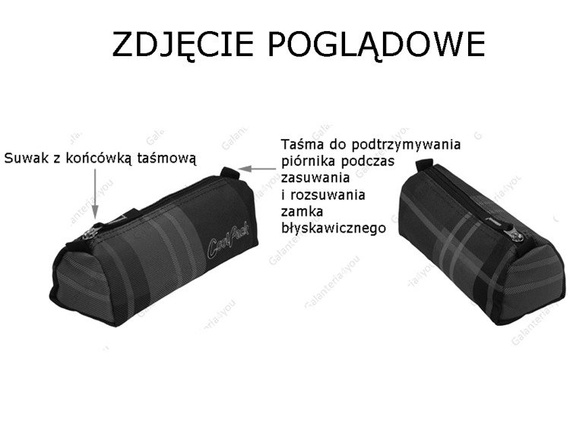 Pencil case Coolpack Tube Red berry 60776CP nr 519
