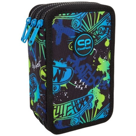 Piórnik potrójny z wyposażeniem CoolPack Jumper 3 Skate Night F067930