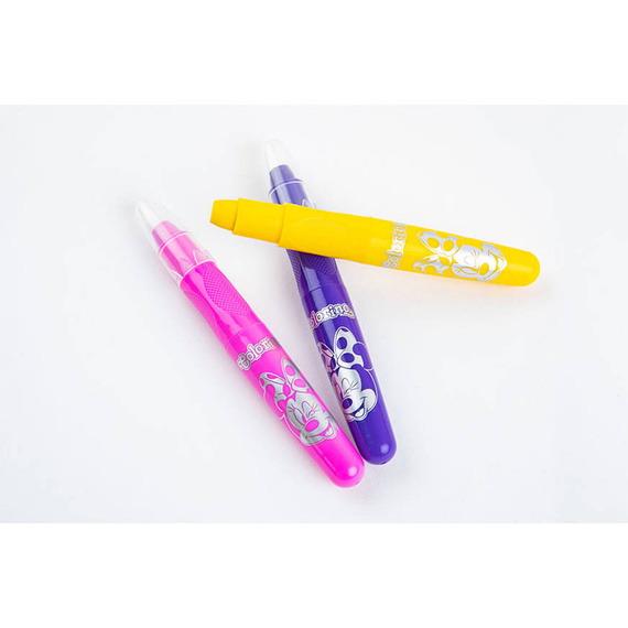 Kredki wykręcane żelowe w sztyfcie 12 kol. Minnie Mouse Colorino Disney 90713PTR