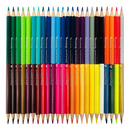Kredki ołówkowe trójkątne dwukolorowe 24 szt / 48 kol. Colorino Kids 51705PTR
