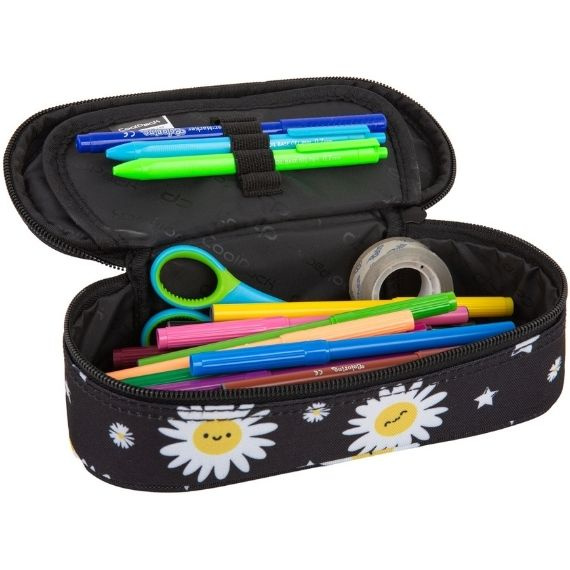 Piórnik szkolny CoolPack Campus Daisy Black F062817