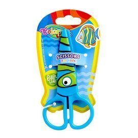 Plastic scissors Fish Colorino Kids 37275PTR