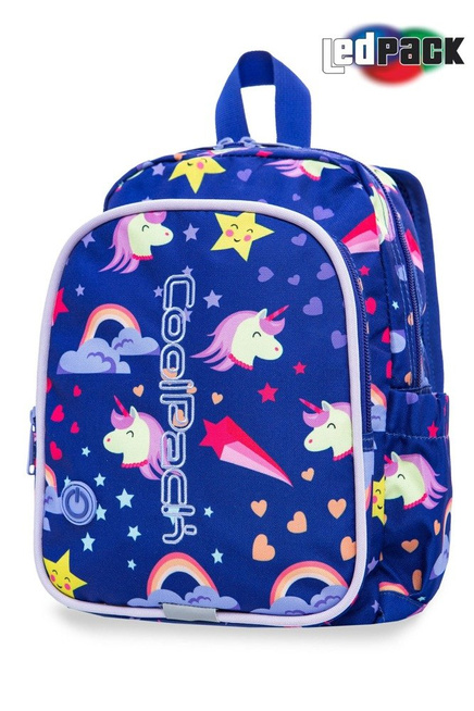 School backpack Coolpack Bobby LED Unicorns 22738CP A23208