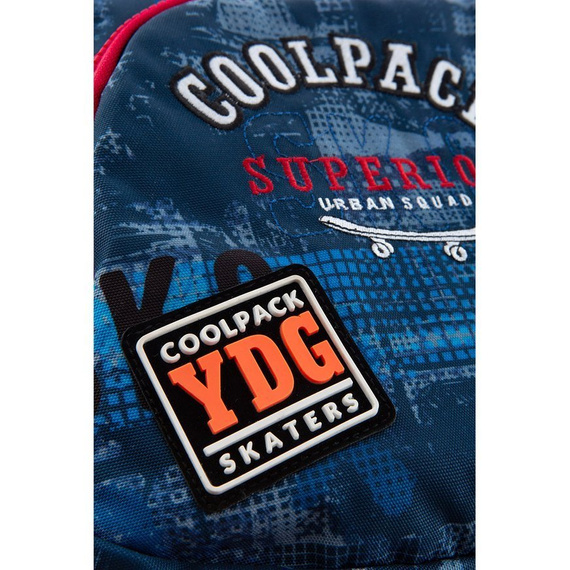 Plecak młodzieżowy Coolpack Bentley Badges Boys Blue 49506CP nr B24054 