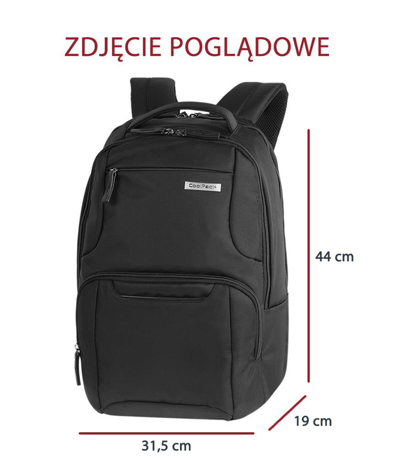 Plecak biznesowy Coolpack Citizen Black 12775CP nr A173