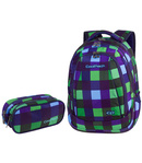 Zestaw szkolny Coolpack Criss Cross - plecak Combo i piórnik Clever