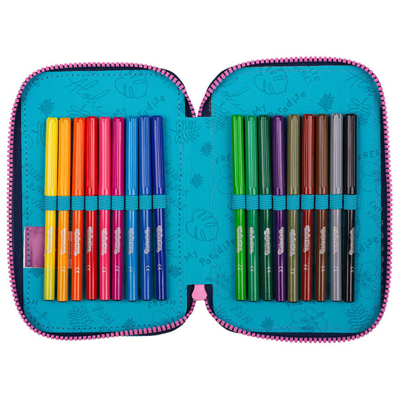 Piórnik potrójny z wyposażeniem Coolpack Jumper 3 Disney Core Stitch F067780