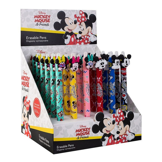 Długopis wymazywalny Disney Mickey Mouse czerwony Colorino School 23276PTR