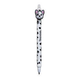 Długopis automatyczny wymazywalny Dogs biały Colorino School