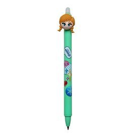 Długopis automatyczny wymazywalny Frozen zielony Colorino School 15639PTR