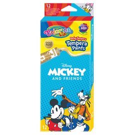 Farby Tempera w tubach 12 ml Mickey Mouse Colorino Disney 89908PTR
