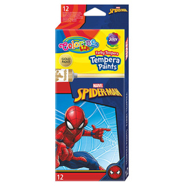 Farby Tempera w tubach 12 ml Spiderman Colorino Disney 91840PTR