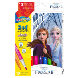 Flamastry dwustronne Frozen 10 kol. Colorino Kids 91055PTR
