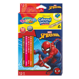Kredki ołówkowe trójkątne Spiderman 12 kol. Colorino Kids 91789PTR