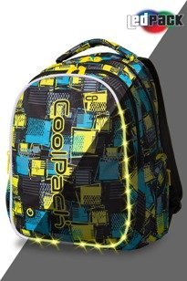 Plecak szkolny Coolpack Joy L LED Squares 97161CP A21213