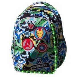 Plecak szkolny Coolpack Joy S LED Disney Avengers Badges 45584CP B47308