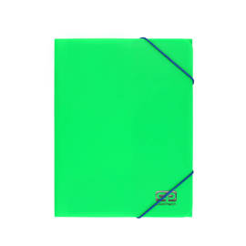 Teczka A4 z gumką Colorino Neon Zielona 52115PTR