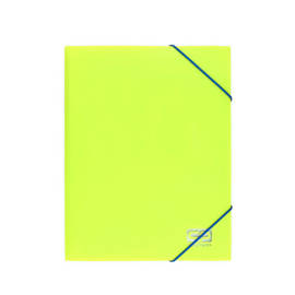 Teczka A4 z gumką Colorino Neon Żółta 52108PTR