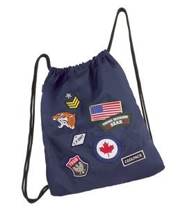 Worek sportowy Coolpack Sprint Badges Navy 90711CP nr A414