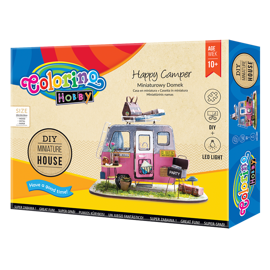 Zestaw modelarski – Room box – HAPPY CAMPER  Colorino Kids 37213PTR	