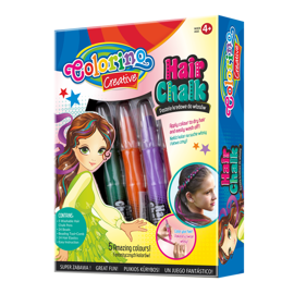 Zestaw pasteli kredowych do włosów 5 szt Standard Colorino Kids37015PTR	