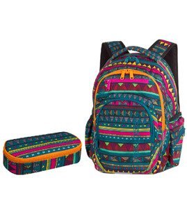 Zestaw szkolny Coolpack 2018 Mexican Trip - plecak Flash i piórnik Campus