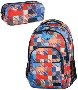 Zestaw szkolny Coolpack Motion Check - plecak Basic i piórnik Primus