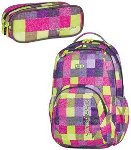 Zestaw szkolny Coolpack Multicolor Shades - plecak Smash  i piórnik Clever
