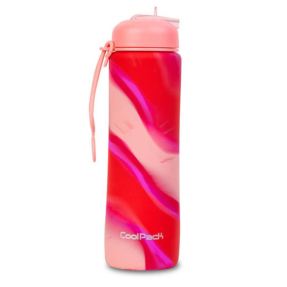 Bidon silikonowy Coolpack Pump 600 ml Girls Pink Z14771