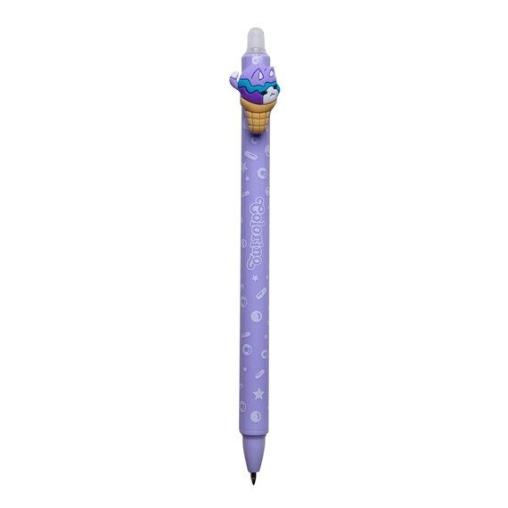 Długopis automatyczny wymazywalny Ice Cream kotek fioletowy Colorino School 53992PTR