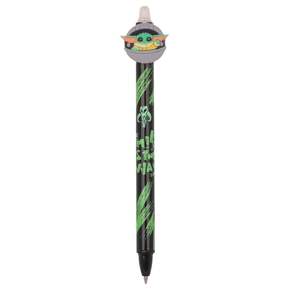 Długopis automatyczny wymazywalny Mandalorian Colorino Disney Core czarny 66055PTR_CZARNY